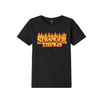 NAME IT Stranger Things Tee Fuz Black
