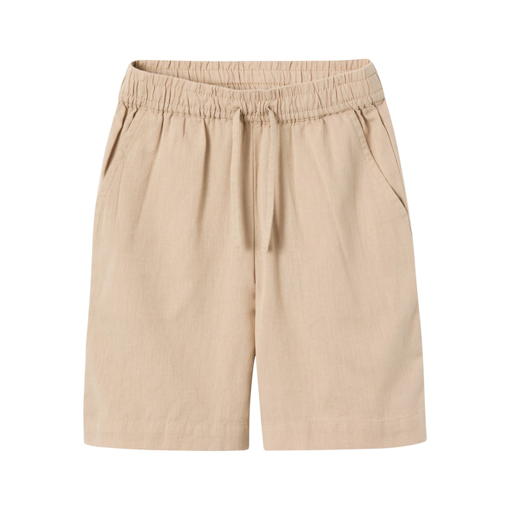NAME IT Hør Shorts Hommas Humus