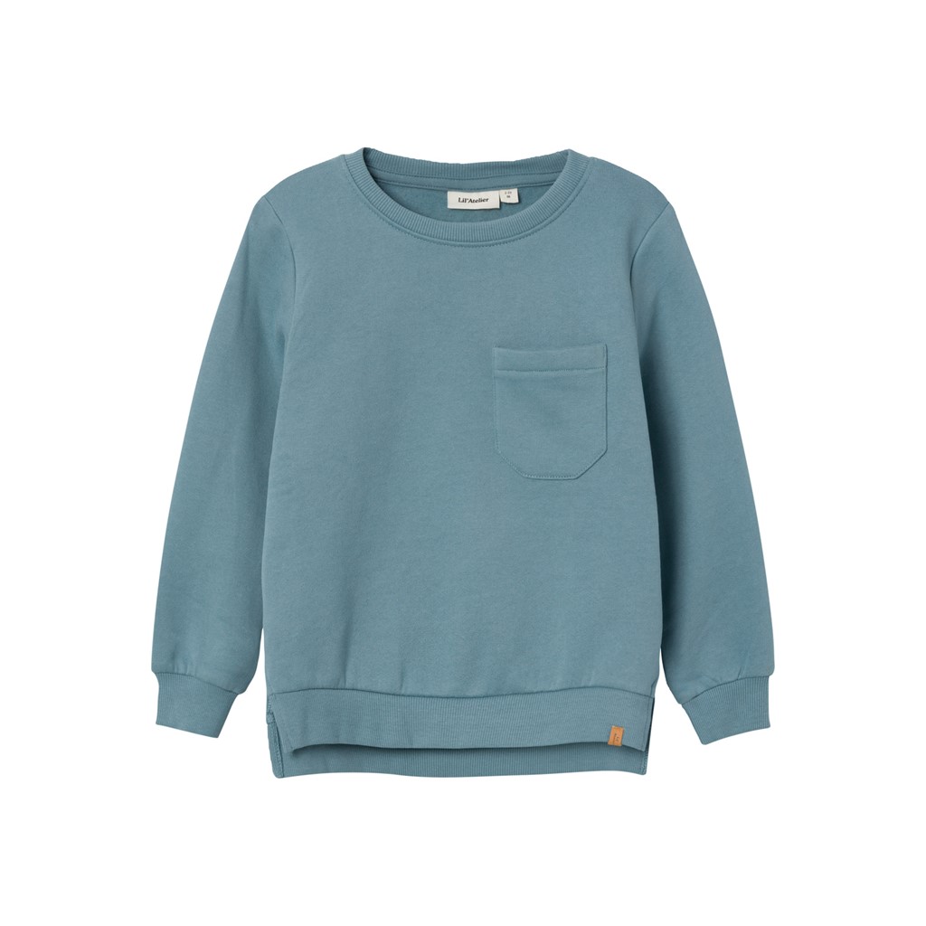 LIL ATELIER Sweatshirt Salon Smoke Blue