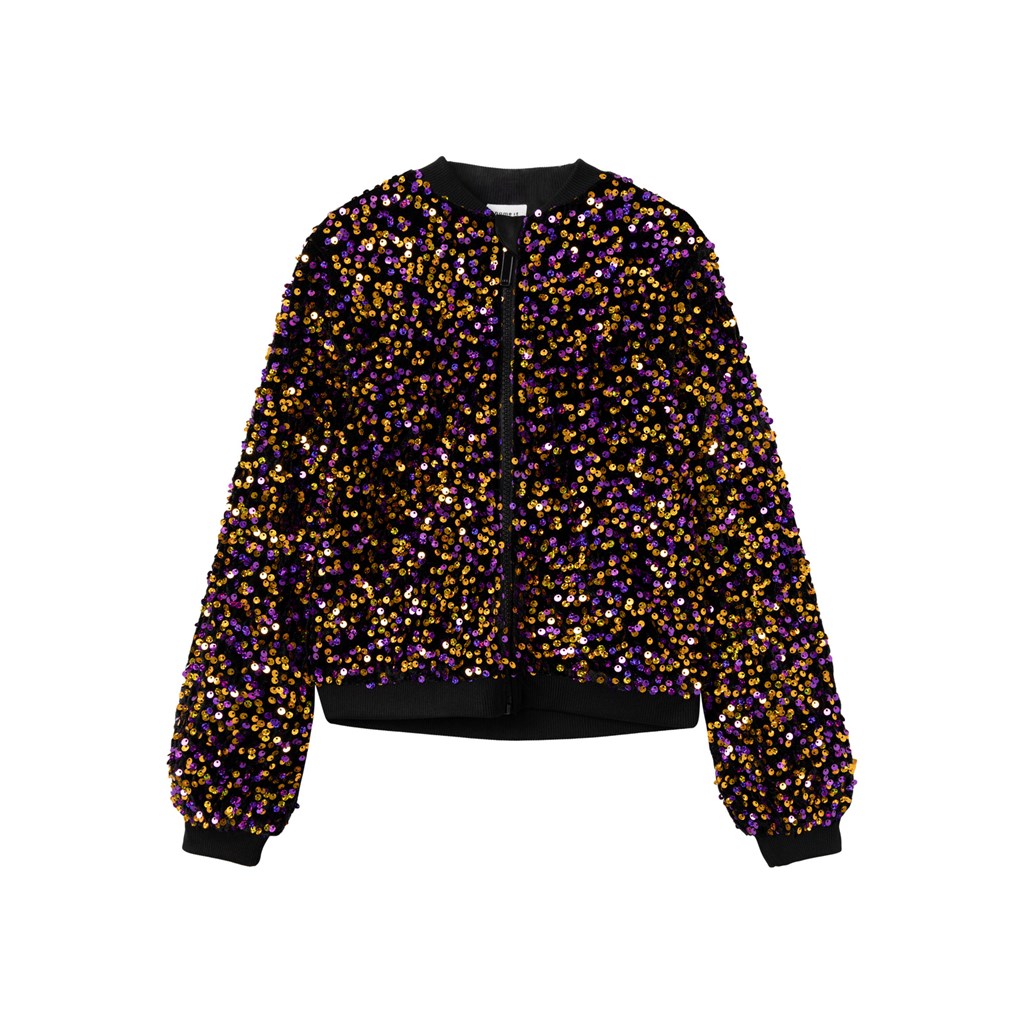 NAME IT Palliet Bomber Jakke Runica Grape Juice