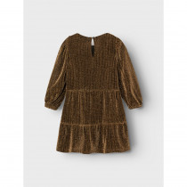 NAME IT Glimmer Kjole Frisilk Gold Colour