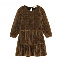 NAME IT Glimmer Kjole Frisilk Gold Colour