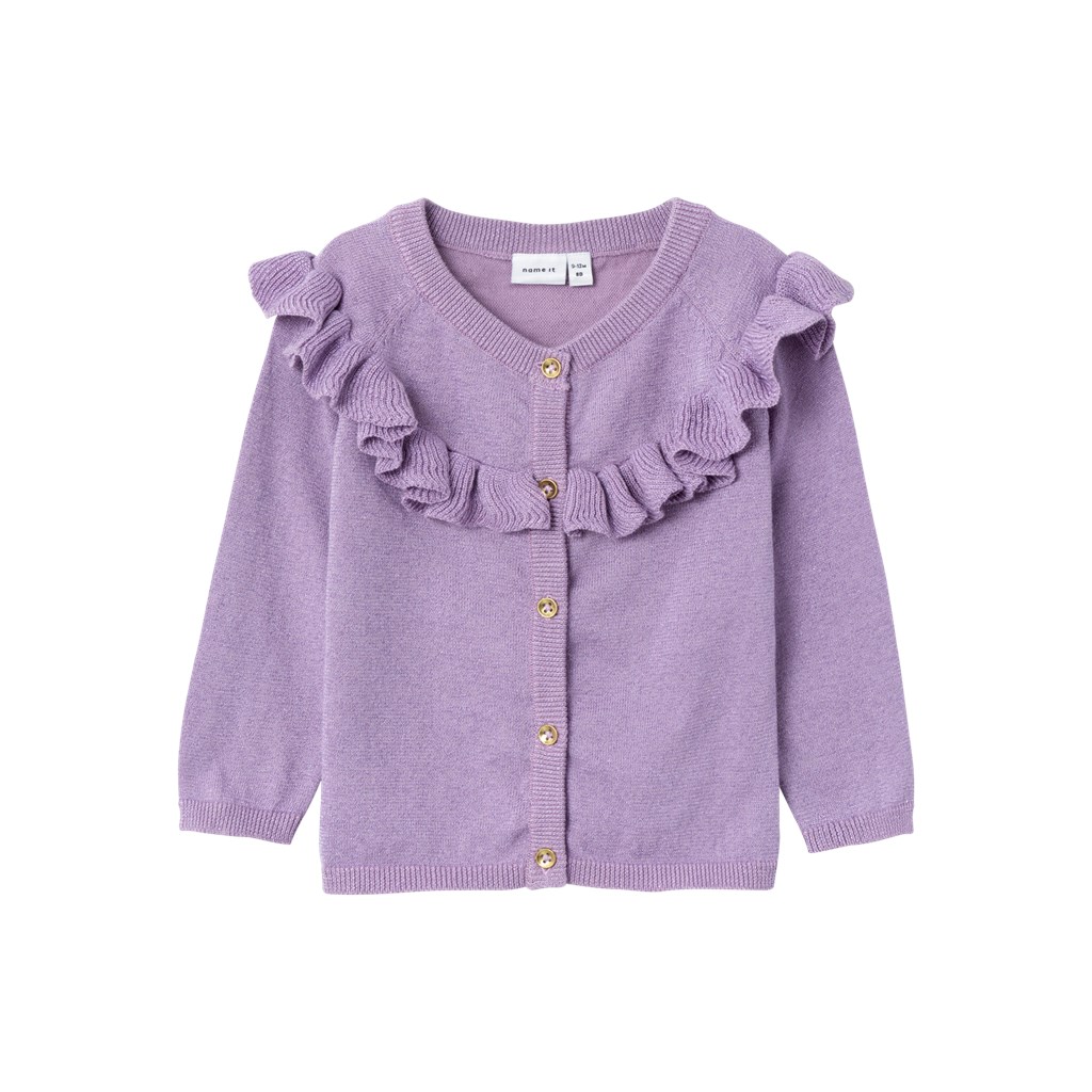 Name It Glimmer Cardigan Fresine - Lavender Mist