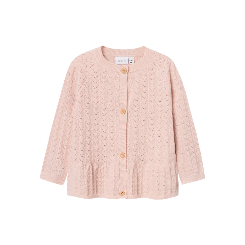 NAME IT Baby Strik Cardigan Rose Smoke