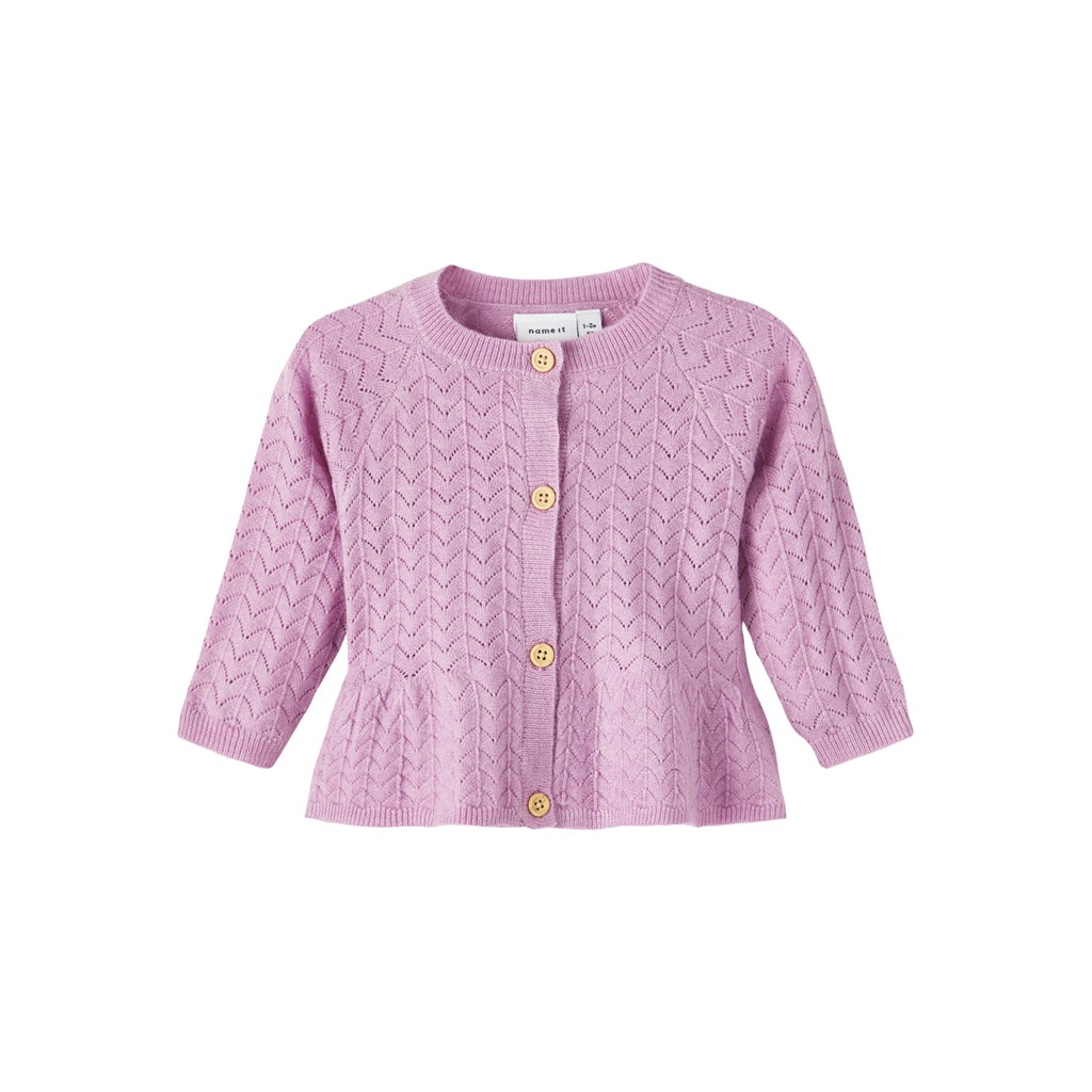 NAME IT Baby Strik Cardigan Lavender Mist