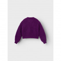 NAME IT Strik Cardigan Rendyani Grape Juice