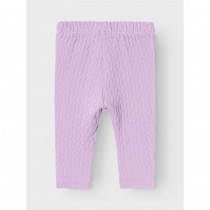 NAME IT Strukturerede Leggings Solie Lavender Mist