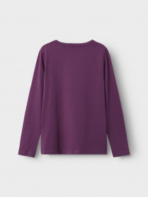 NAME IT Langærmet Bluse Venilla Plum Purple