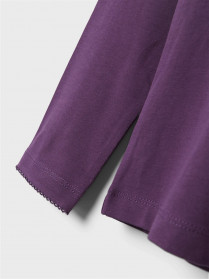 NAME IT Langærmet Bluse Venilla Plum Purple