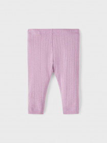 NAME IT Hulmønstrede Leggings Salis Lavender Mist