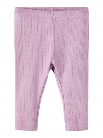 NAME IT Hulmønstrede Leggings Salis Lavender Mist