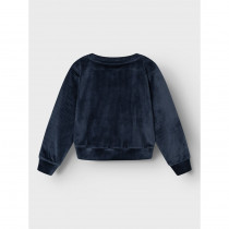 NAME IT Velour Bluse Veloa Dark Sapphire