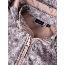 NAME IT Softshell Jakke Alfa Deauville Mauve Blomster