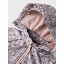 NAME IT Softshell Jakke Alfa Deauville Mauve Blomster