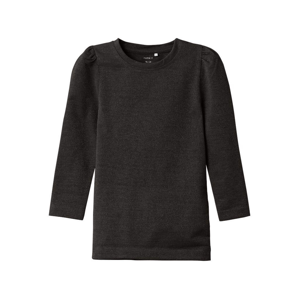 NAME IT Langærmet Glimmer Bluse Sosanna Black
