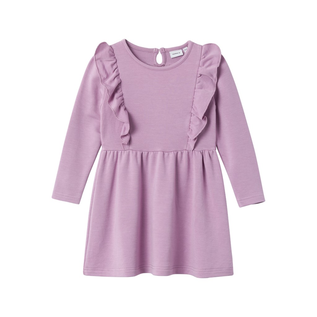 NAME IT Flæse Kjole Rosanna Lavender Mist