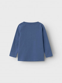 NAME IT Langærmet Bluse Stiger Bijou Blue