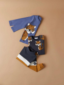 NAME IT Langærmet Bluse Stiger Bijou Blue