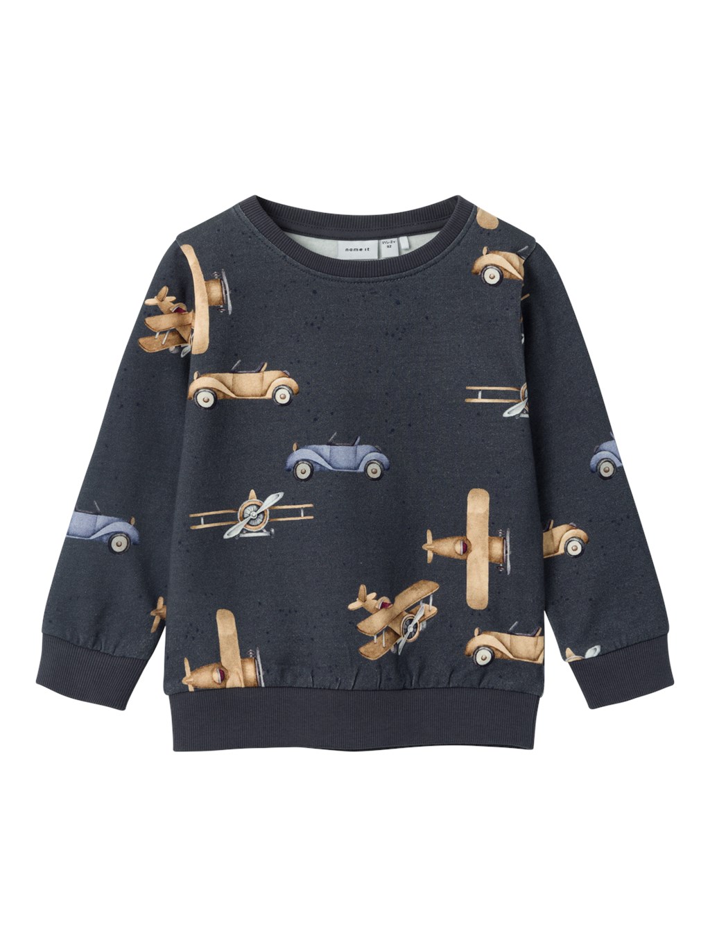 NAME IT Sweatshirt Med Biler Rexi India Ink