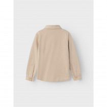 NAME IT Jersey Skjorte Ronald Oxford Tan