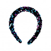 NAME IT Palliet Hårbøjle Rude Black