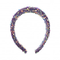 NAME IT Palliet Hårbøjle Rude Lavender Mist