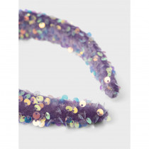 NAME IT Palliet Hårbøjle Rude Lavender Mist