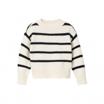NAME IT Kort Stribet Striktrøje Vilette Jet Stream