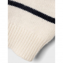 NAME IT Kort Stribet Striktrøje Vilette Jet Stream
