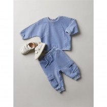 NAME IT Baby Cargobukser Ben Light Blue Denim