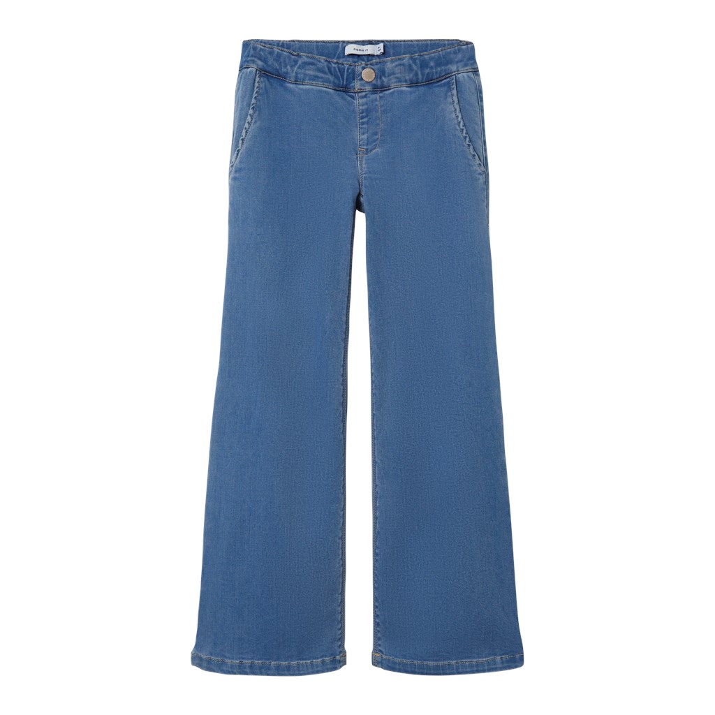 NAME IT Brede Jeans Salli Light Blue Denim