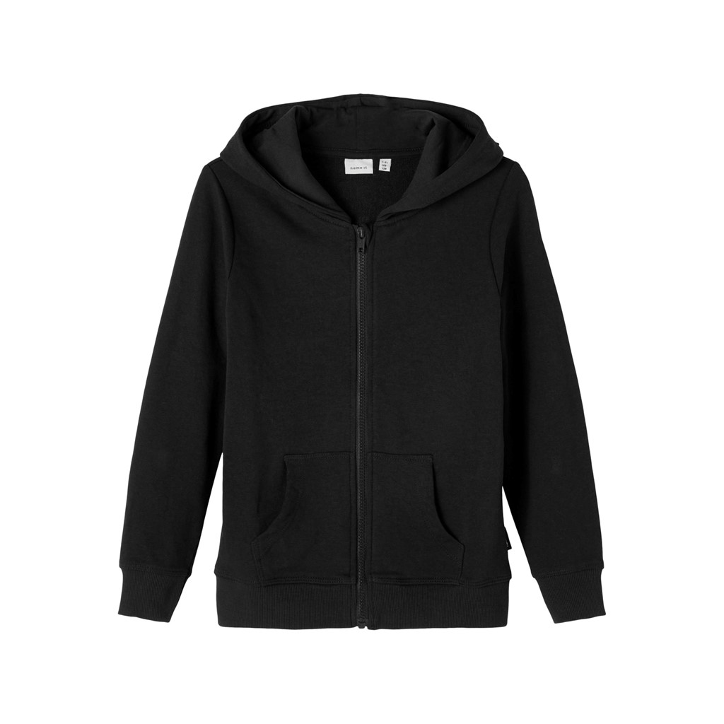 NAME IT Sweat Hoodie Cardigan Nesweat Black