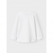 NAME IT Langærmet Bluse Vix Bright White 