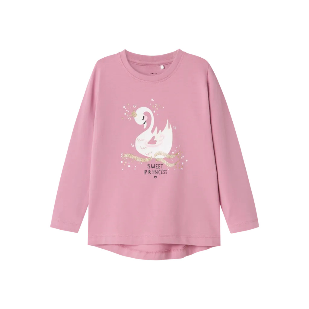 NAME IT Langærmet Bluse Vix Mauve Orchid
