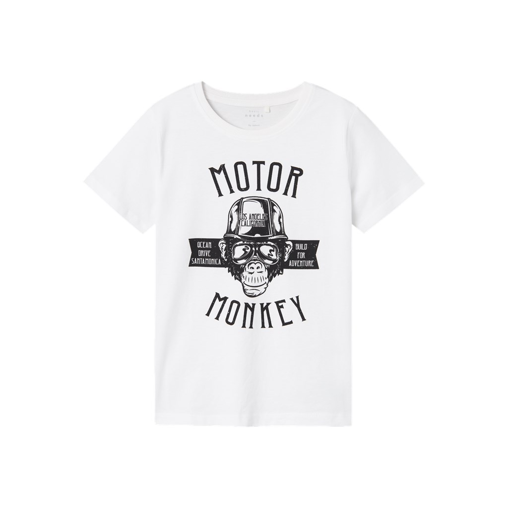 NAME IT T-Shirt Victor Bright White