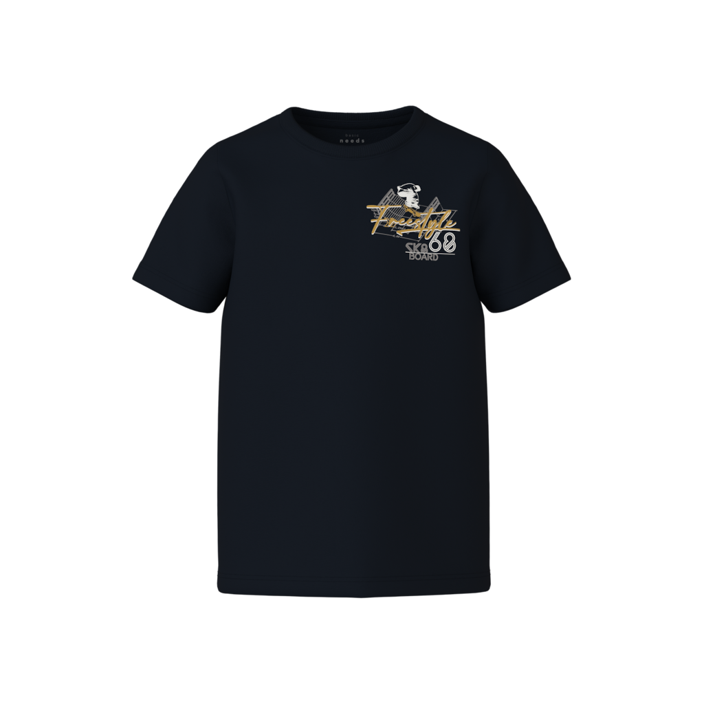 NAME IT T-shirt Victor Black 