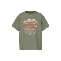 NAME IT Løs T-Shirt Vagno Oil Green 