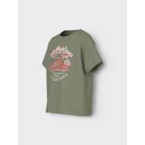 NAME IT Løs T-Shirt Vagno Oil Green 