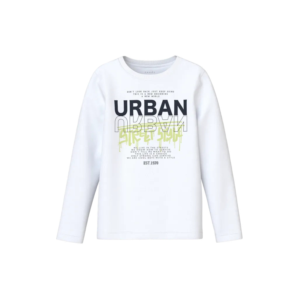 NAME IT Bluse Vux Bright White Urban