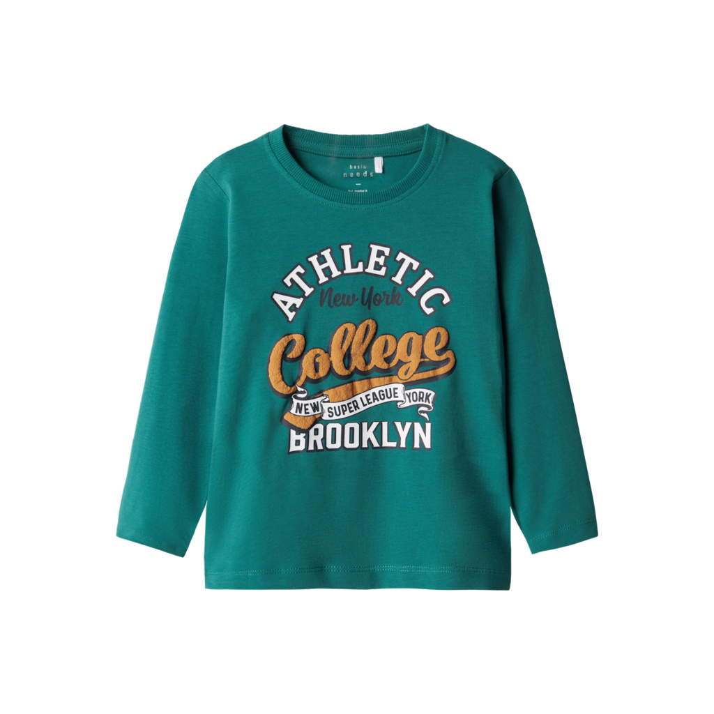 NAME IT Langærmet Bluse Vux Antique Green