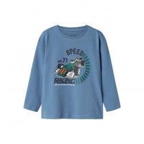 NAME IT Langærmet Bluse Vux Coronet Blue Speed Race