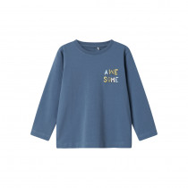 NAME IT Langærmet Bluse Vux China Blue 