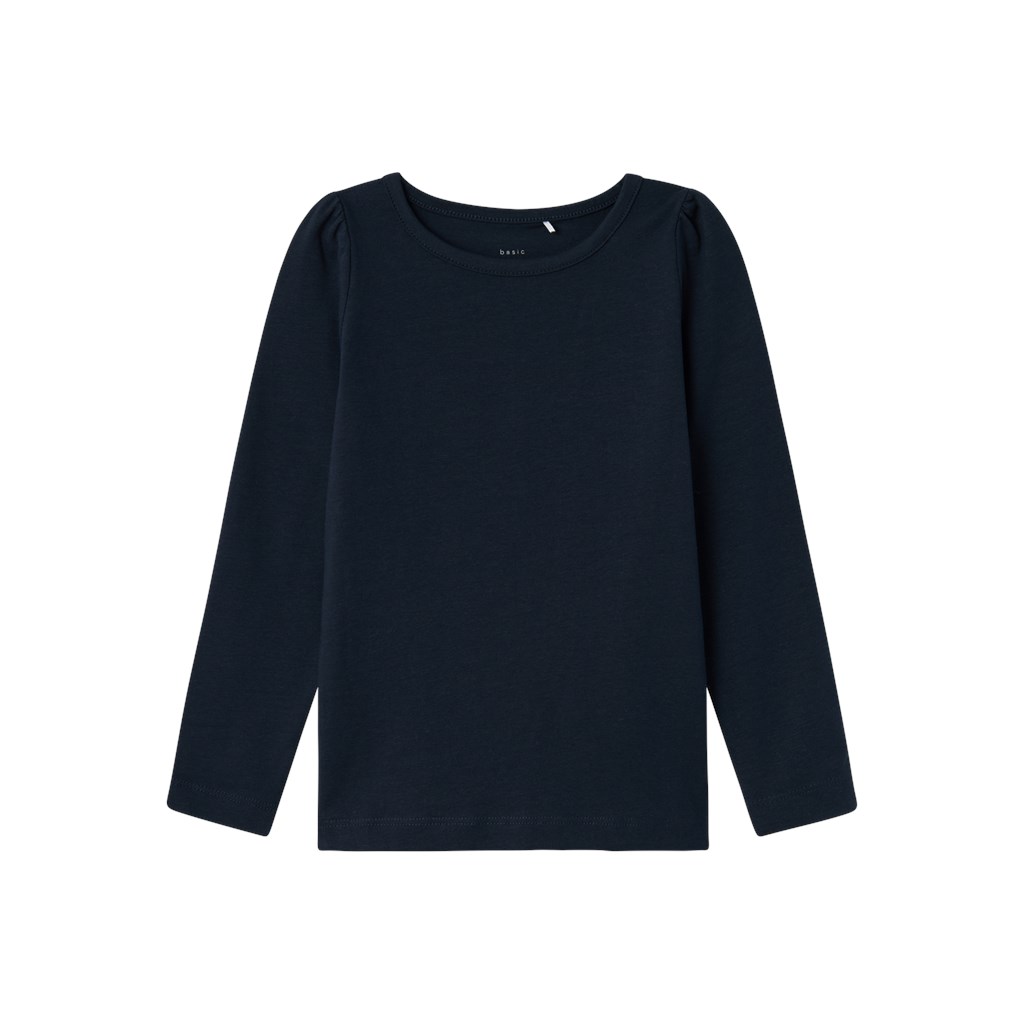 NAME IT Langærmet Bluse Viline Dark Sapphire