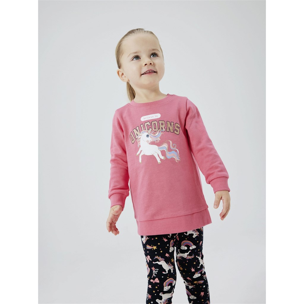 NAME IT Sweat Tunika Veroinka Camellia Rose