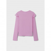 NAME IT Rib Flæse Bluse Orianna Lilac Chiffon