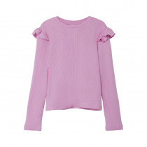 NAME IT Rib Flæse Bluse Orianna Lilac Chiffon