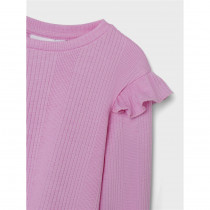 NAME IT Rib Flæse Bluse Orianna Lilac Chiffon