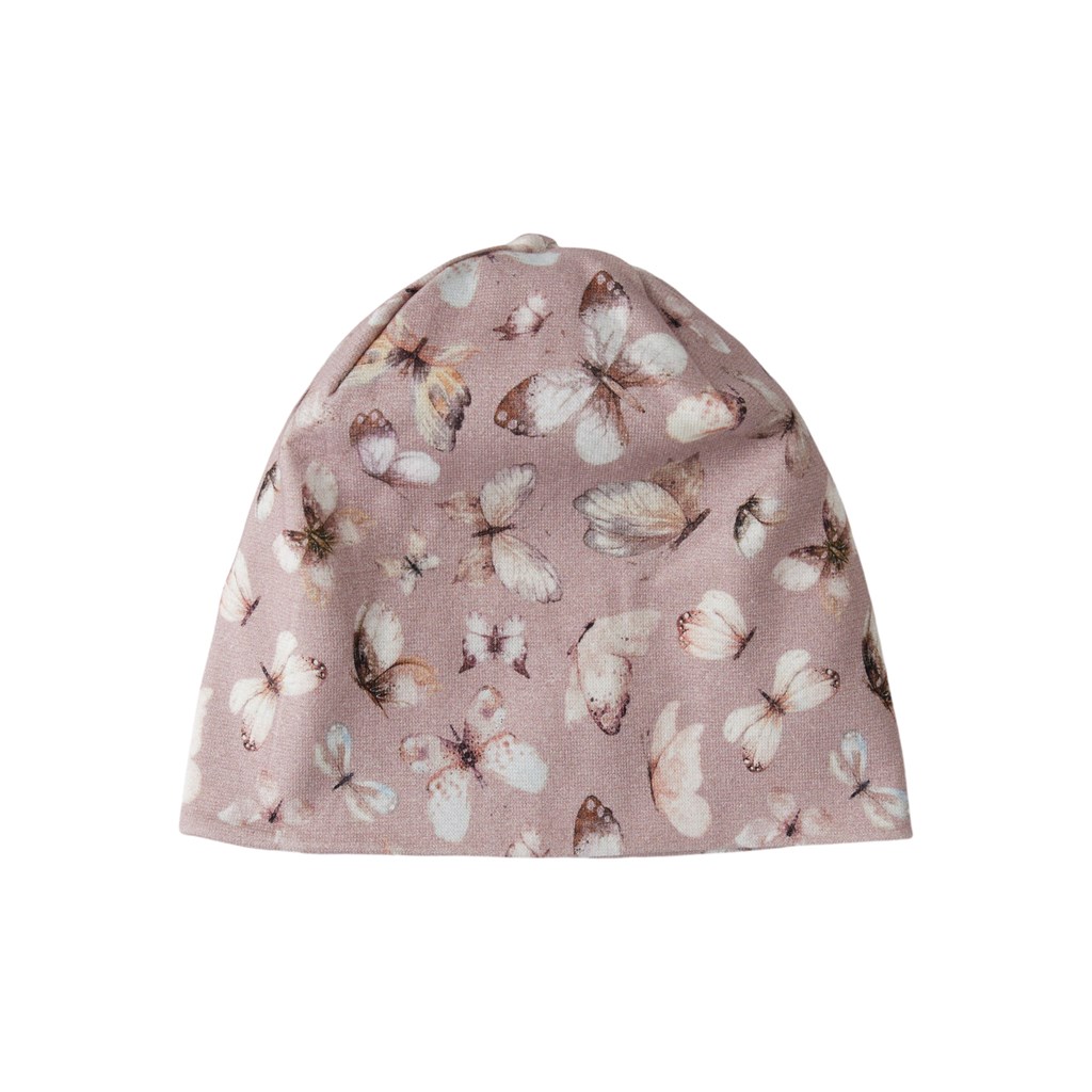 11: NAME IT Beanie Hue Maxi Deauville Mauve Blomster