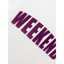 NAME IT Tekst Printet T-shirt Rekend Jet Stream