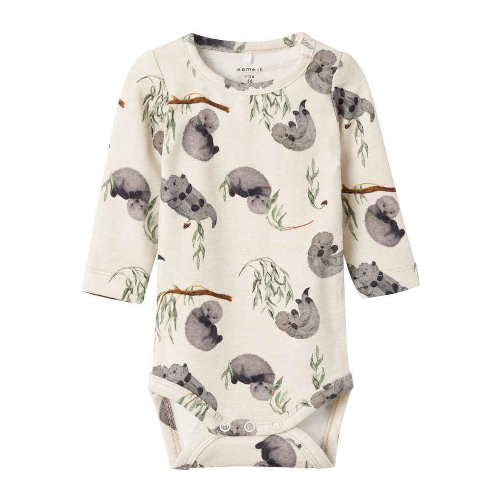 NAME IT Langærmet Body Tong Peyote Melange